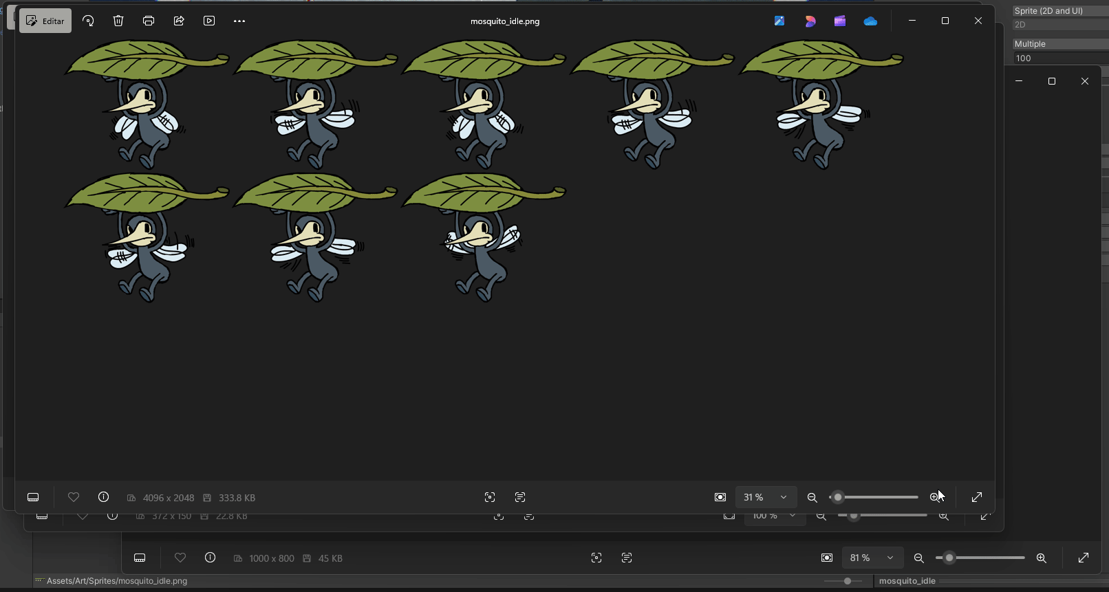 Cuphead-inspired Vertical Slice art